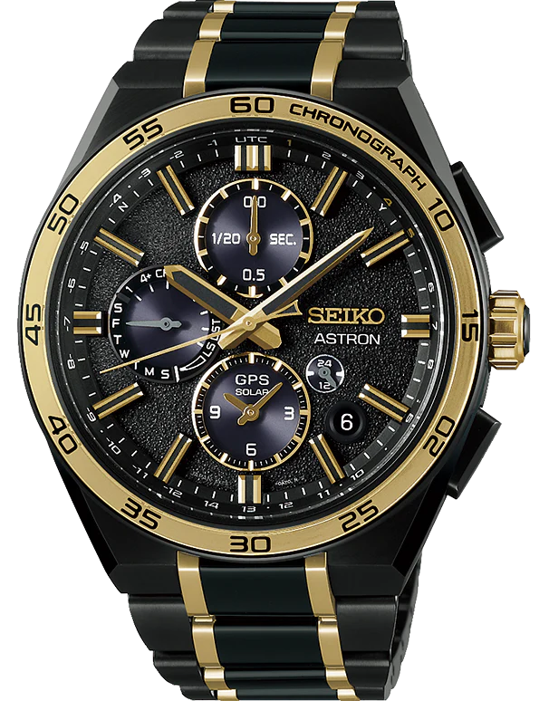 Seiko - Astron Mens Sports - GPS Solar Dual Time Chrono - Seiko 145th Anniversary Limited Edition - SSH186J- 790731